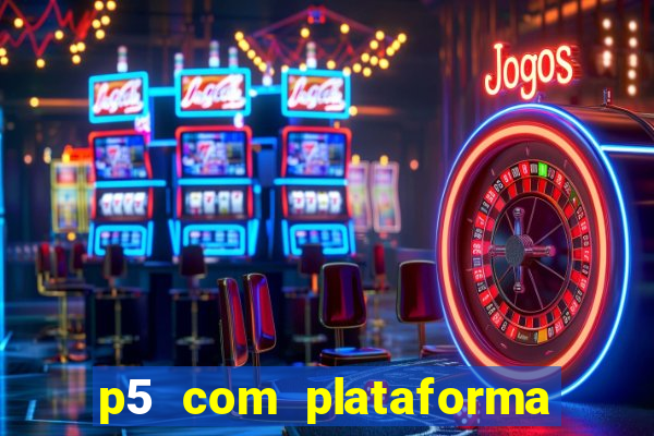 p5 com plataforma de jogos